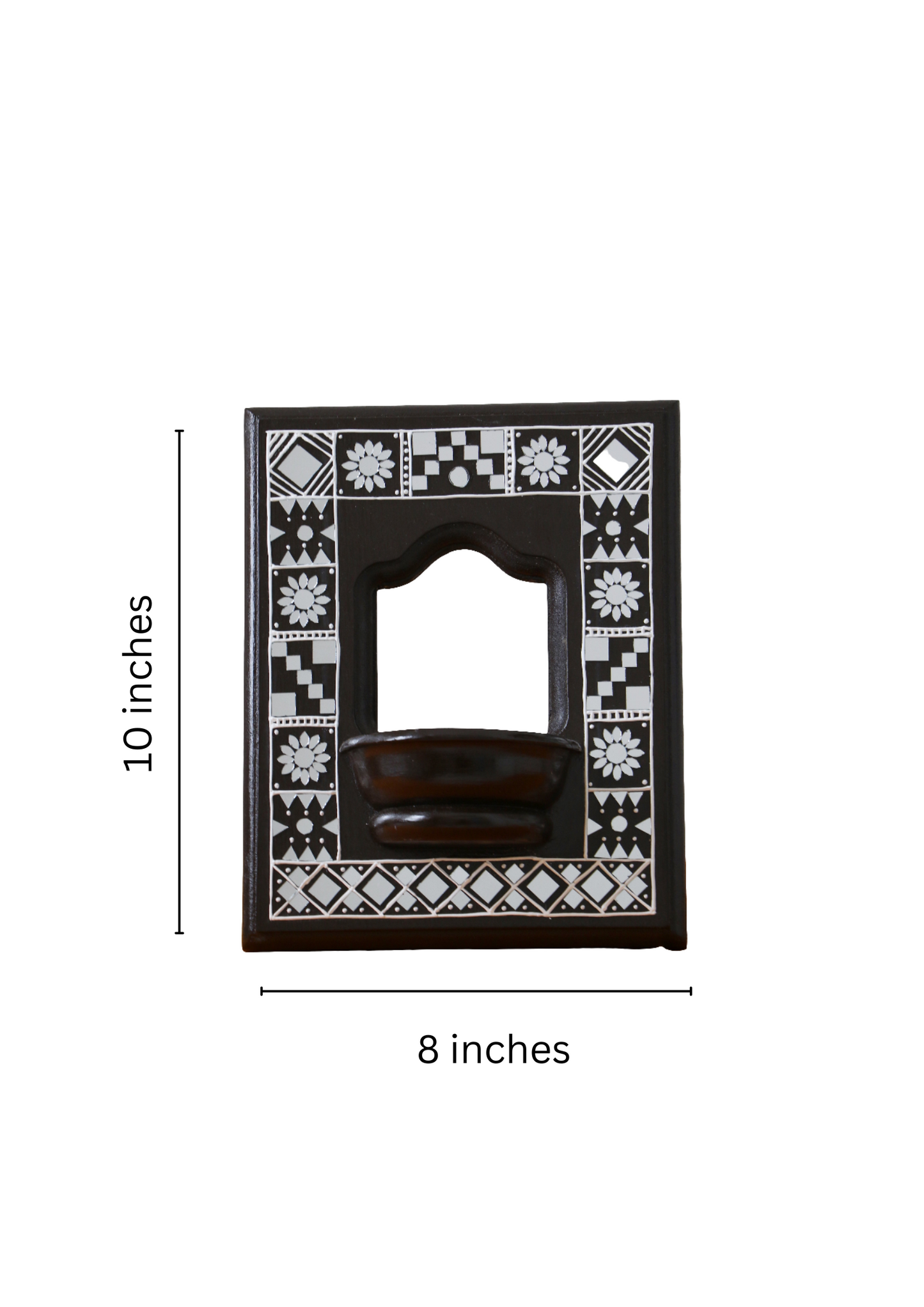 Lippan Art Style Maadam - Dark Brown - Traditional Elegance - Set Of 2