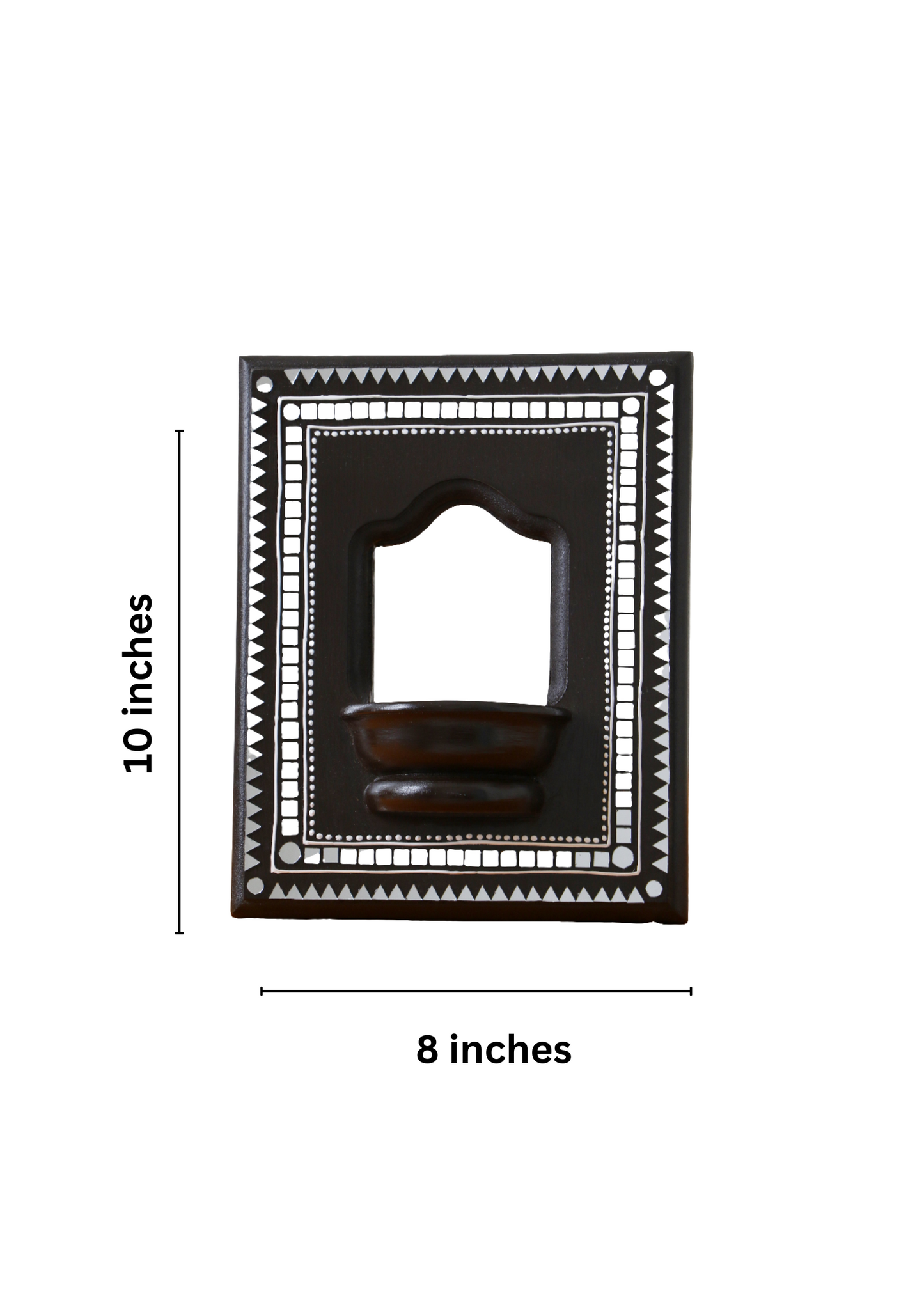 Lippan Art Style Maadam - Dark Brown - Bold Expression
