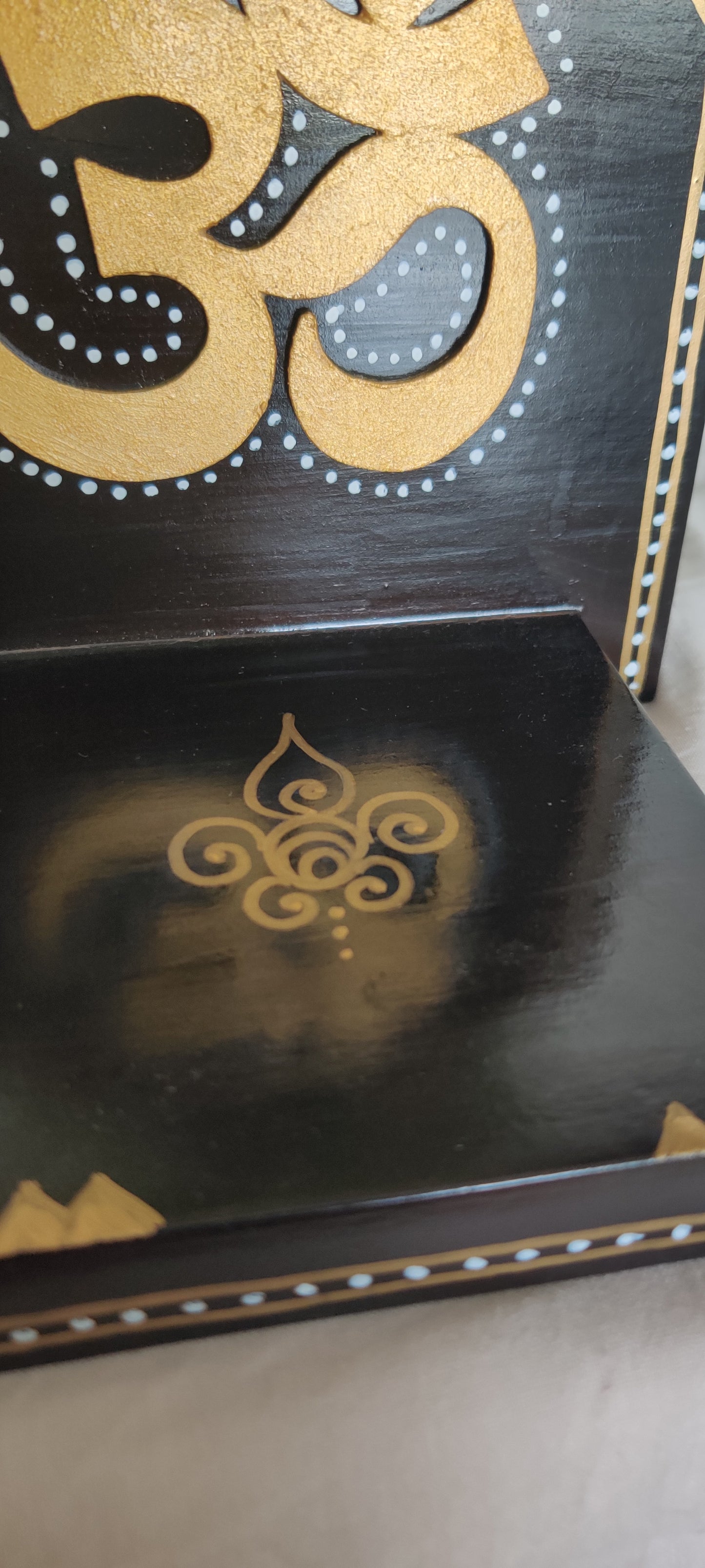 Kutty Maadams - Dark Brown - Om & Peacock - Combo 1 - Set Of 4