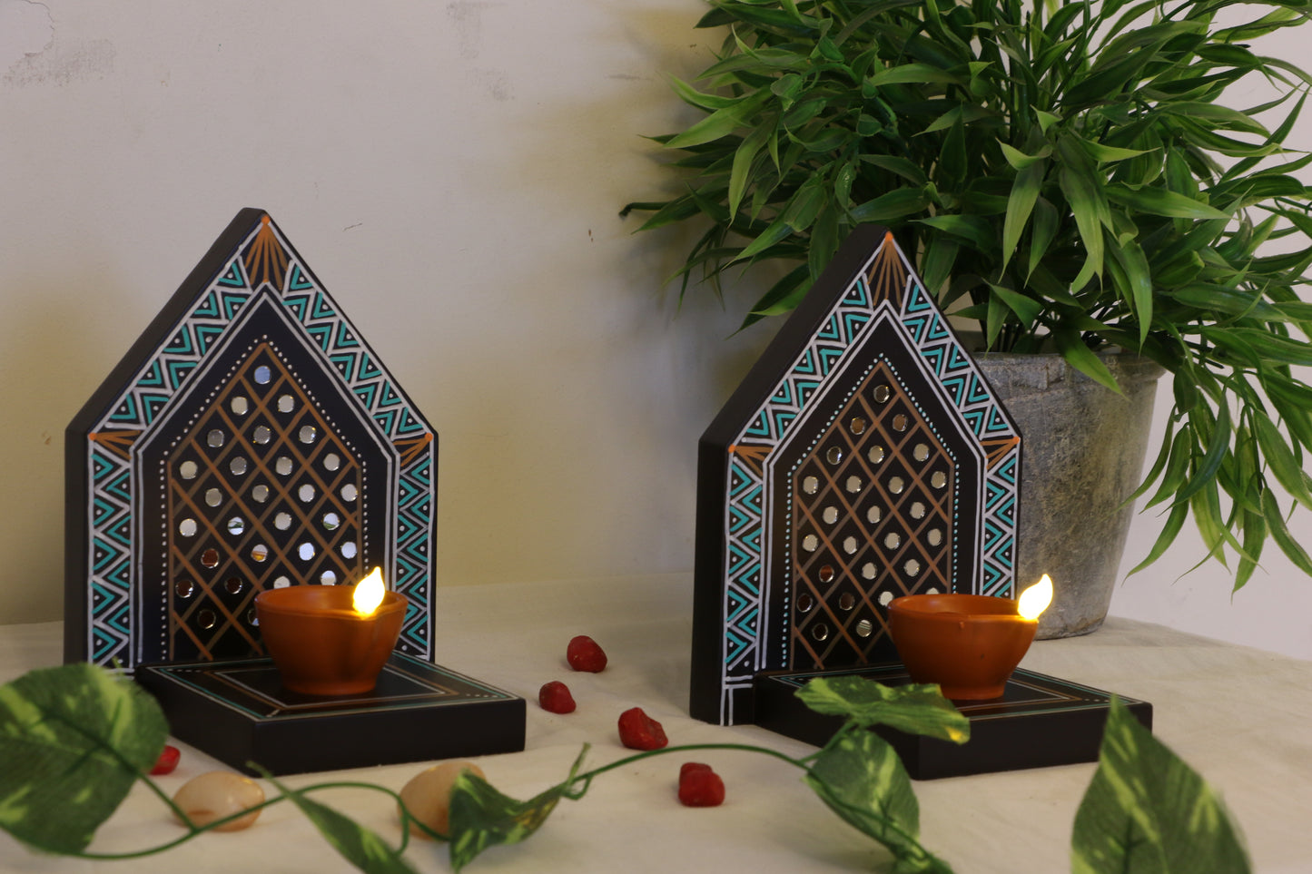Kutty Maadam - Dark Brown - Artful Reflections - Set Of 2