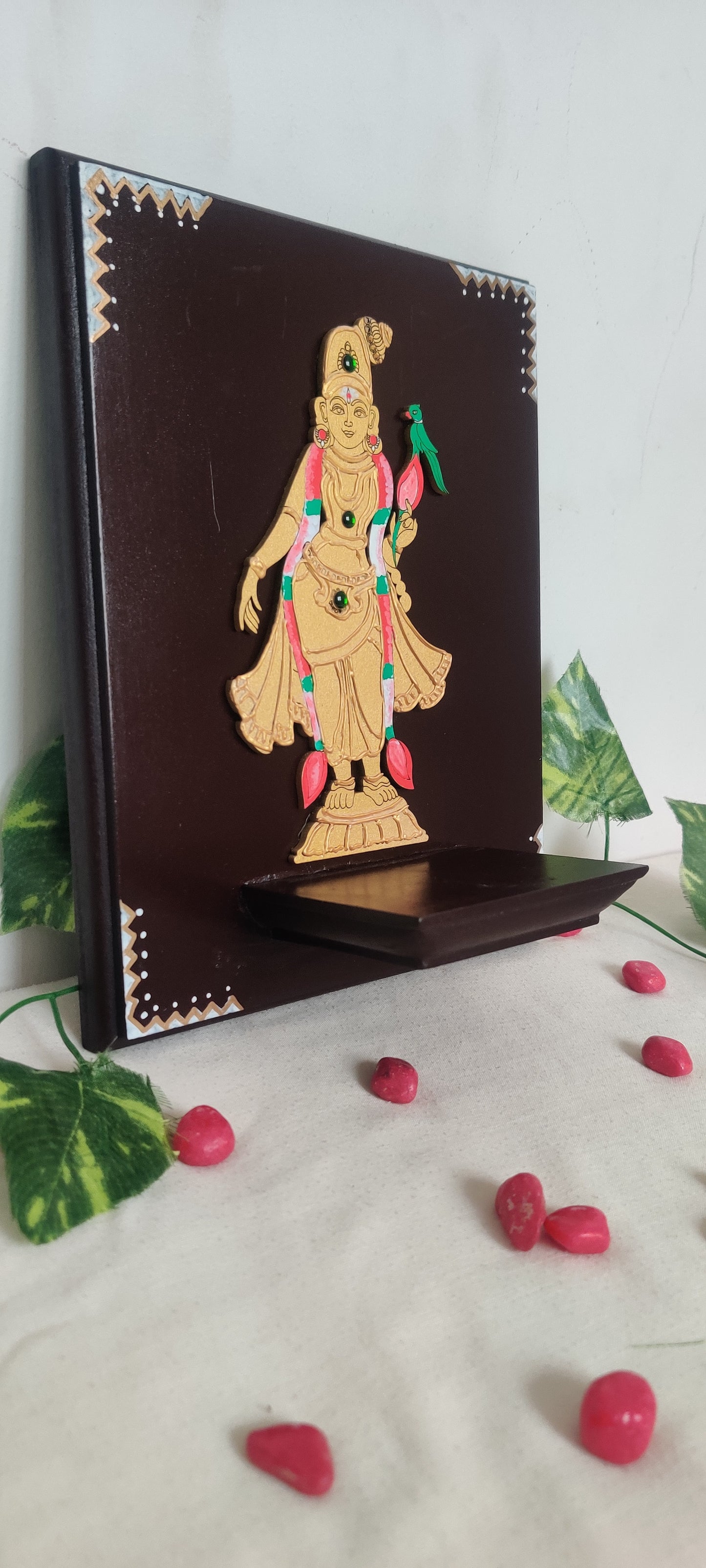 Goddess Meenakshi - Dark Brown - Single Piece