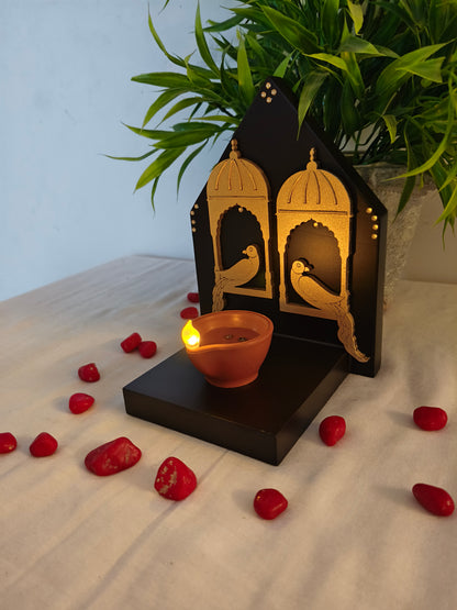 Kutty Maadam - Dark Brown - Double Parrots - Single Piece