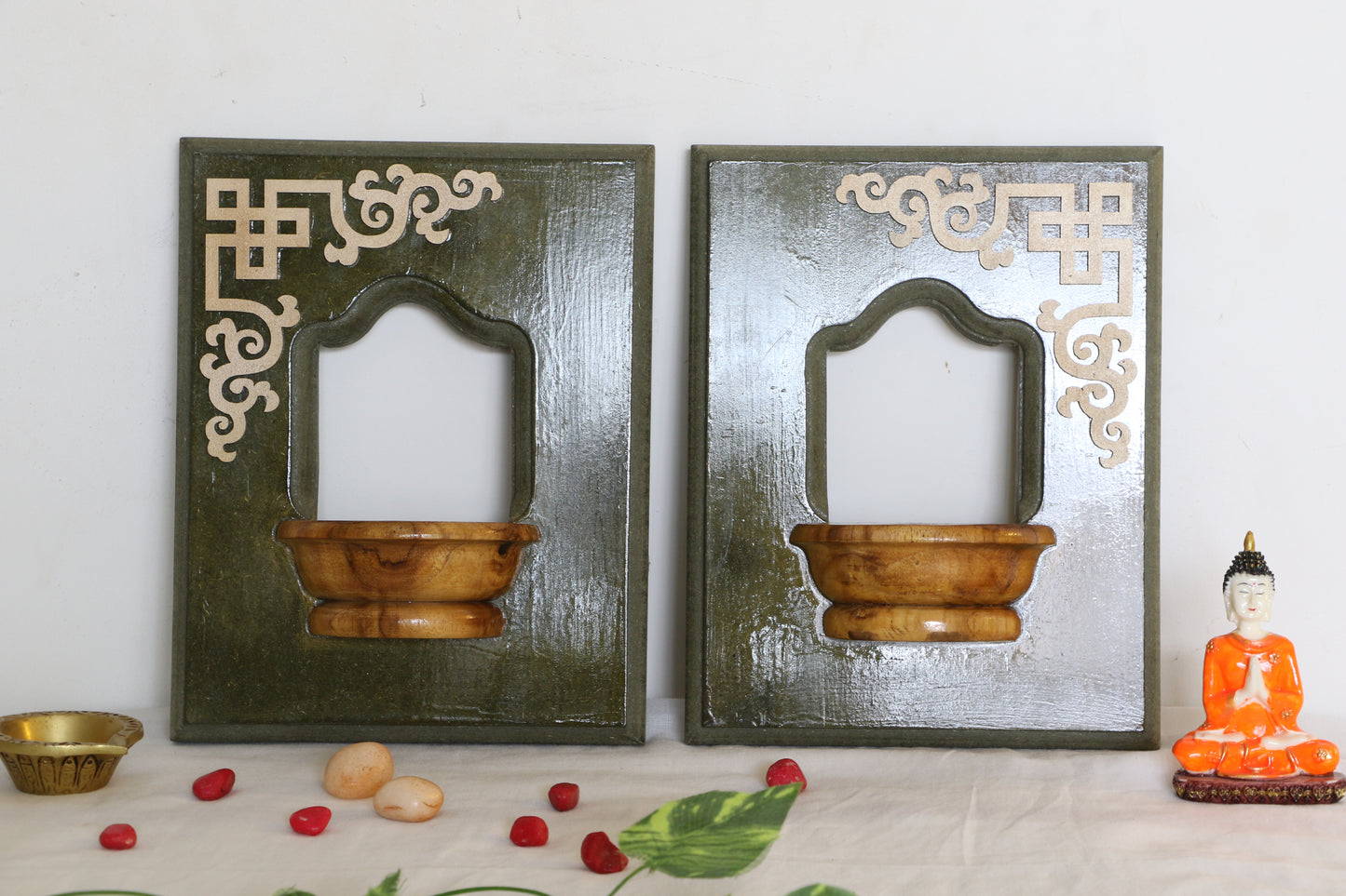 Boho Vibes - Rustic Corner Charm - Set Of 2