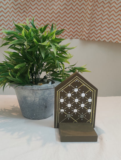 Kutty Maadam - Olive Brown - Round  Elegance - Single Piece