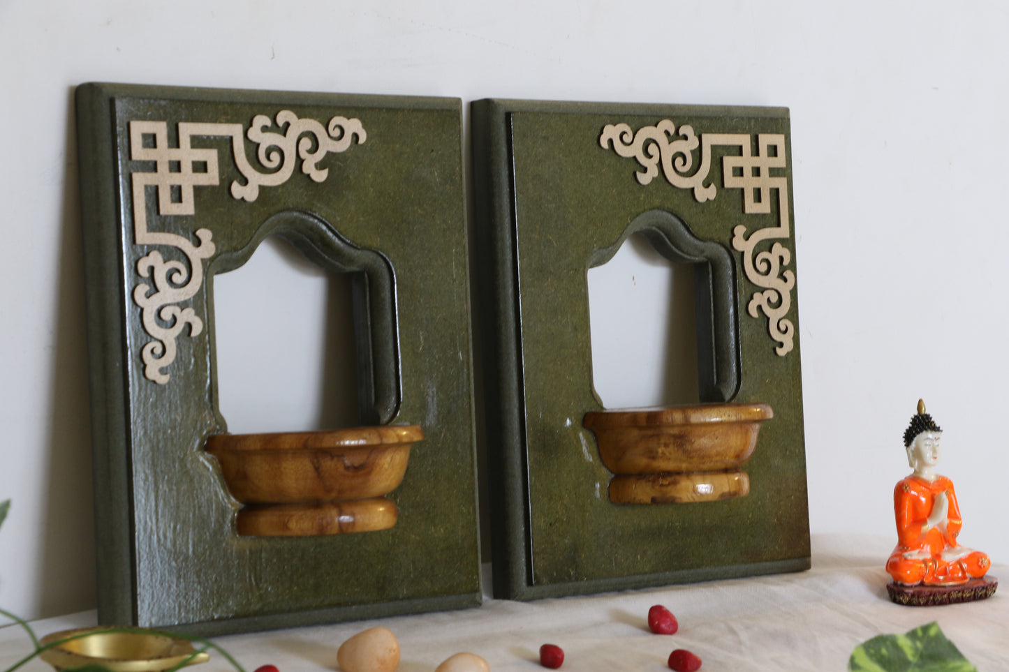 Boho Vibes - Rustic Corner Charm - Set Of 2