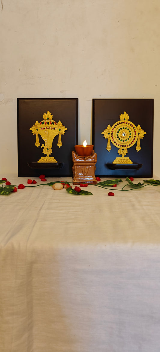 Sangu Chakram - Dark Brown - Set Of 2