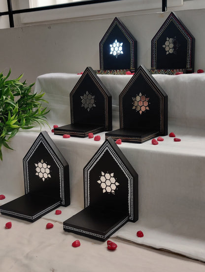 Kutty Maadams - Dark Brown - Hexagon Beauty - Combo - Set Of 6