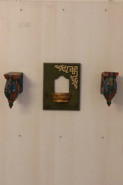 Boho Vibes - Rustic Corner Charm - Set Of 2
