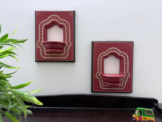 Heritage Highlight - Terracota Red Delight - Set Of 2