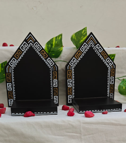 Kutty Maadam - Dark Brown - Border Elegance 4 - Set Of 2