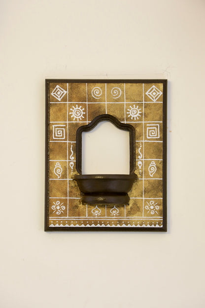 Traditional Motifs - Golden Brown Glow - Set Of 2