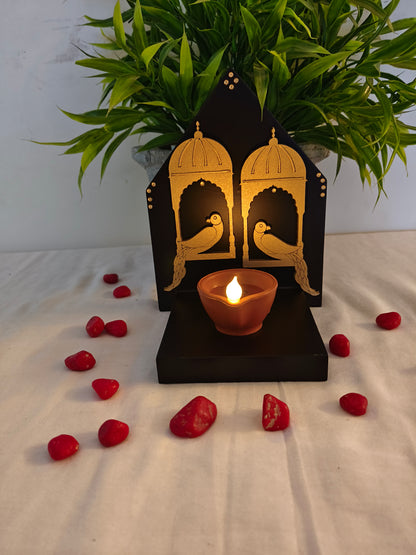 Kutty Maadam - Dark Brown - Double Parrots - Single Piece