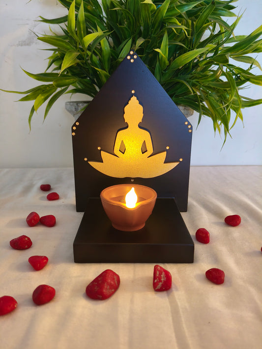 Kutty Maadam - Dark Brown - Buddha Design - Single Piece