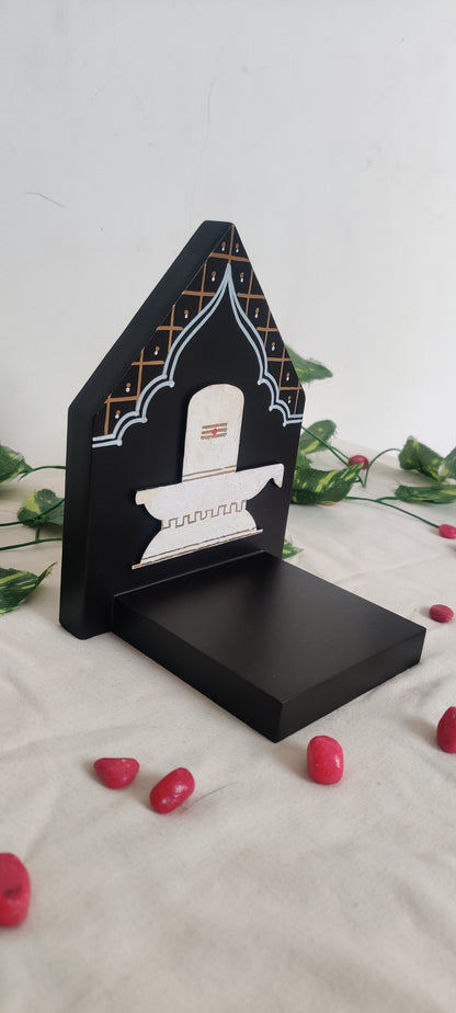 Kutty Maadam - Dark Brown - Temple Arch Lingam - Single Piece