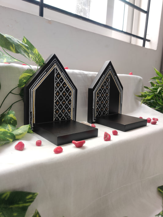 Kutty Maadam - Dark Brown - Tiny Sparkles - Set Of 2