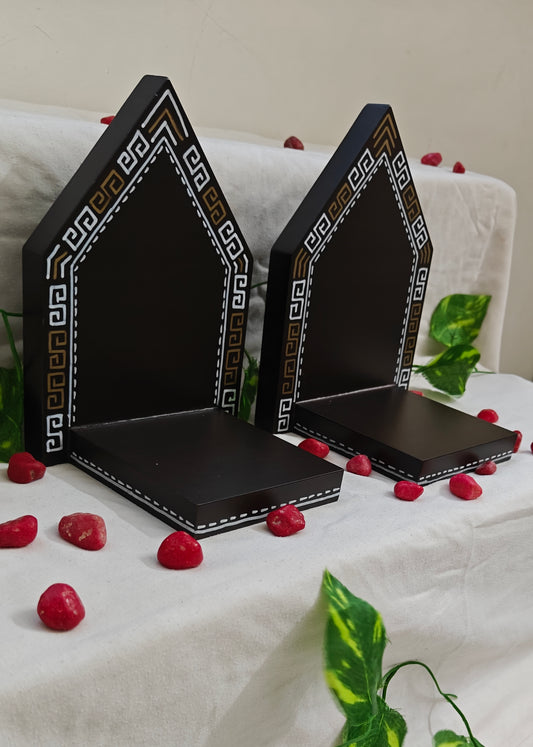 Kutty Maadam - Dark Brown - Border Elegance 1 - Set Of 2