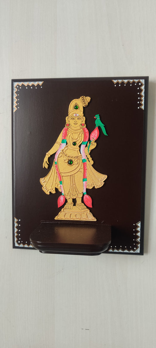Goddess Meenakshi - Dark Brown - Single Piece